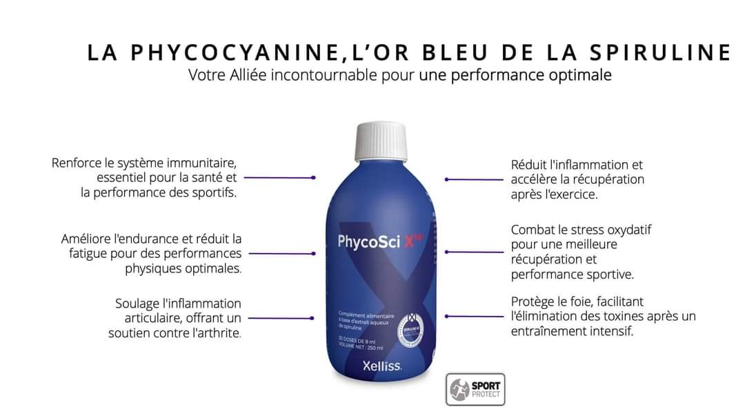 les bienfaits de la phycocyanine X14